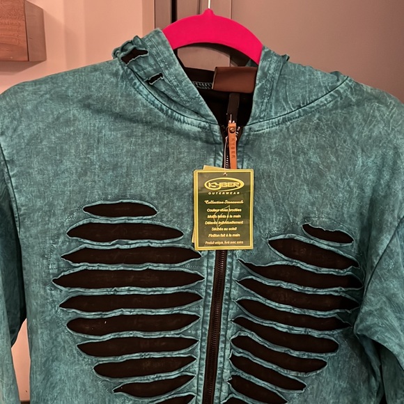 Teal hoodie  new with tags. - Picture 2 of 4